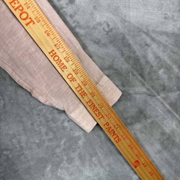 Sigrid Olsen Tunic Top Medium Pink Linen Button up - Picture 11 of 13